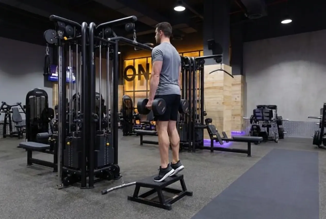 Dumbbell Standing Calf Raise
