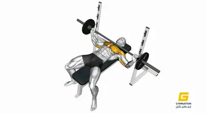 Barbell Wide Bench Press Thumb