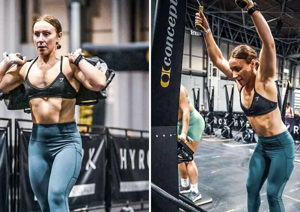 Girl exercising