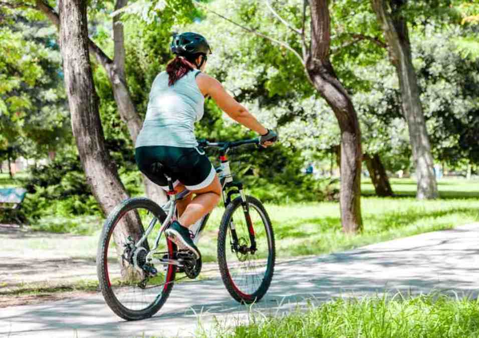 girl riding a bicycle