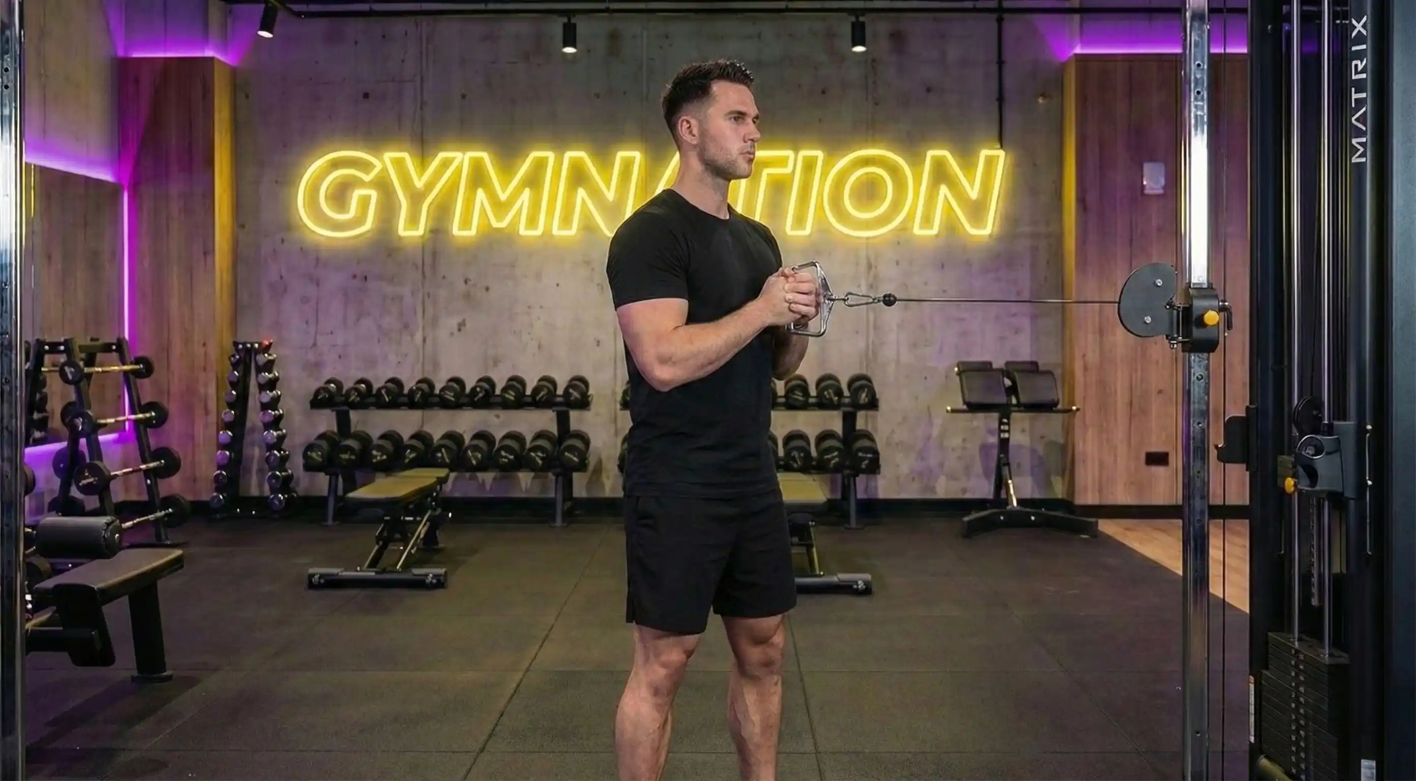 Cable Vertical Pallof Press