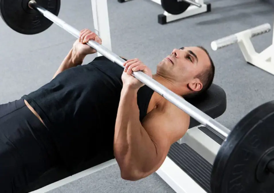 man exercising