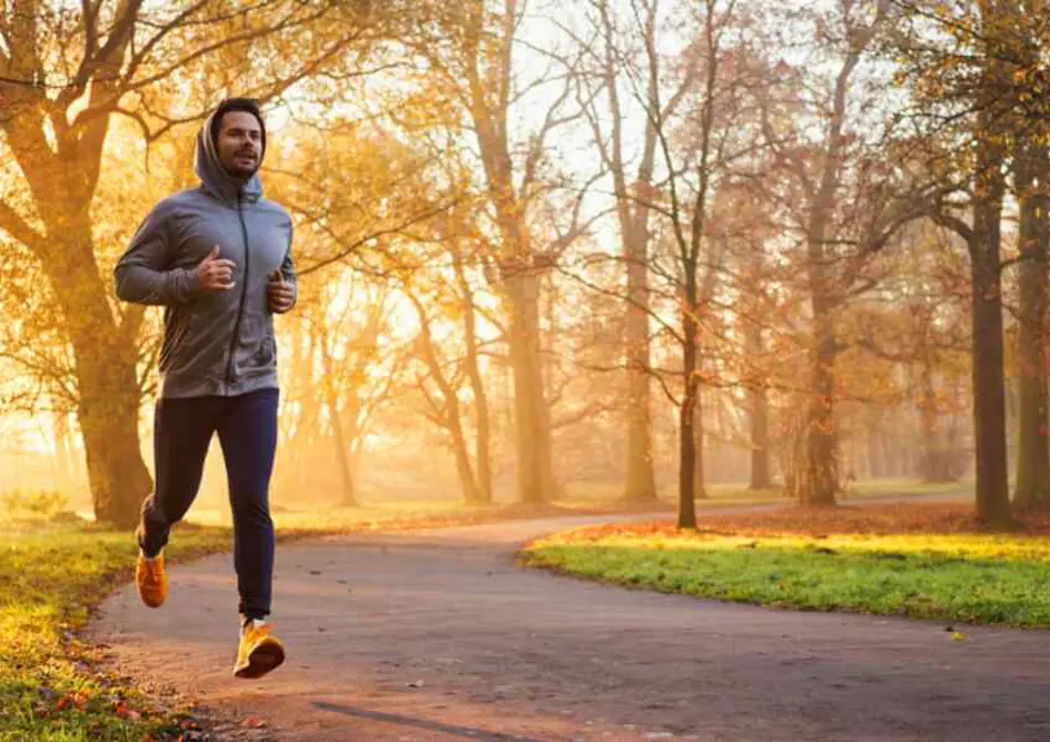 man exercising