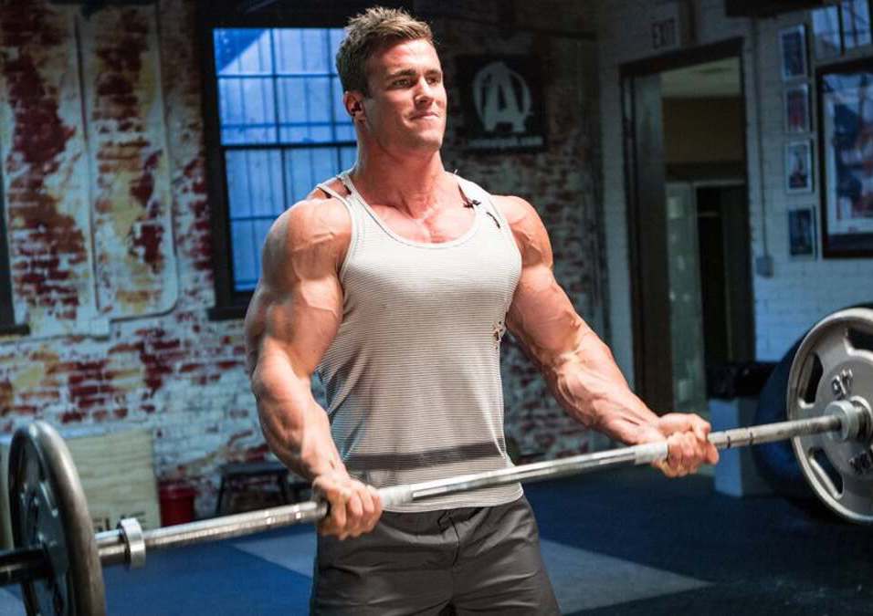 man exercising