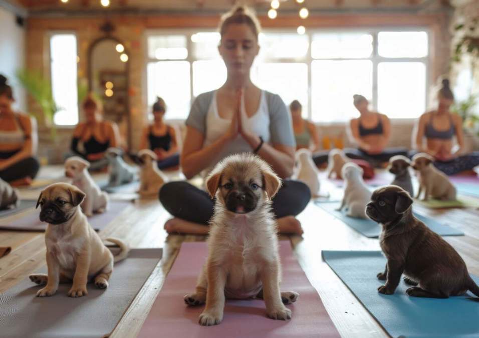 Puppy Yoga
